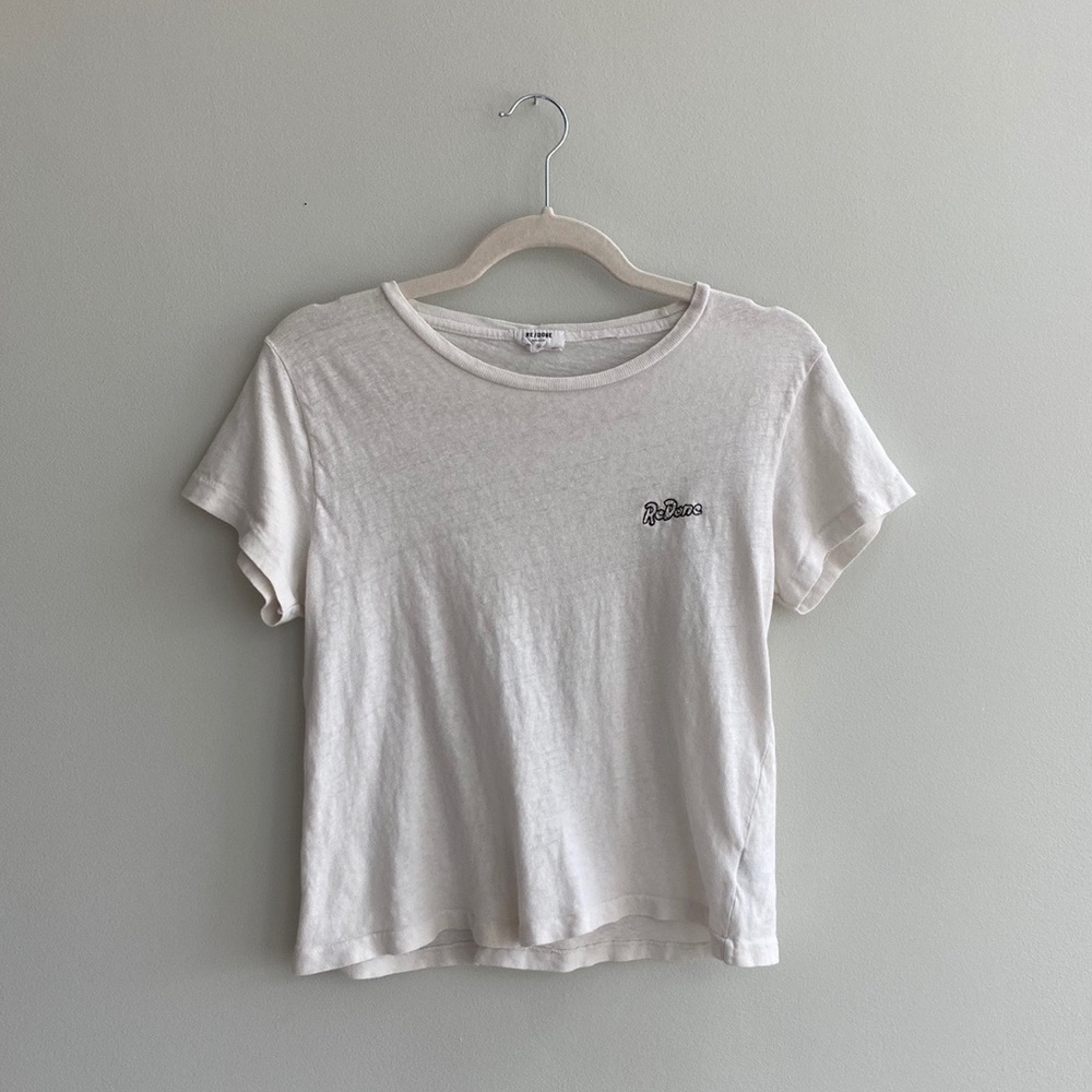 RE/DONE Logo Tee